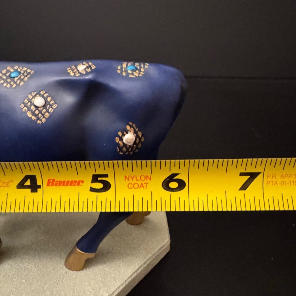 Cow Parade "Tutancowmon" Cow Resin Figurine #9126 Vintage 2000 Limited Edition - Picture 9 of 13